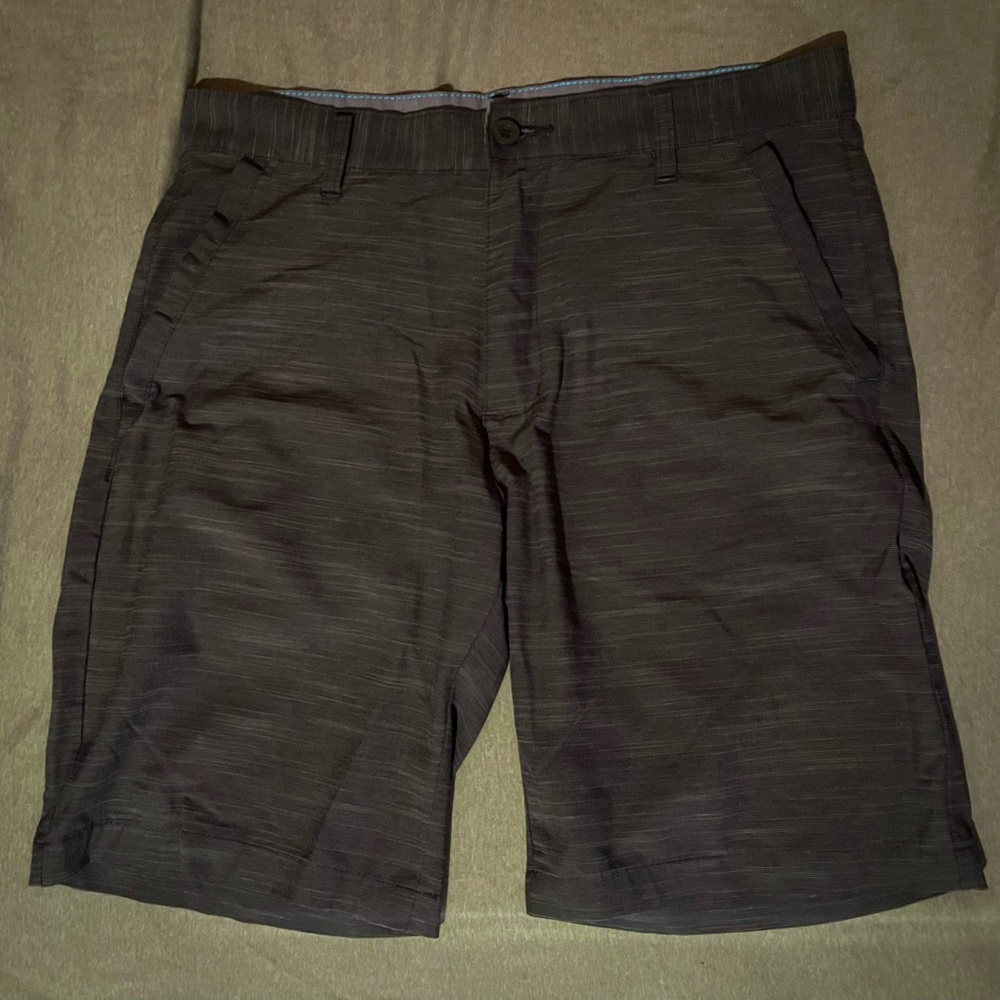 Burnside Mens Dark Gray Hybrid Shorts